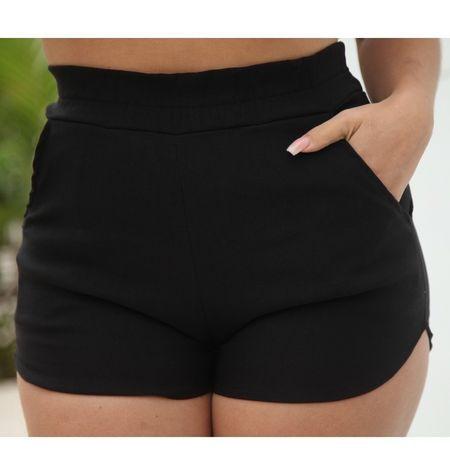 Shorts Bengaline Preto