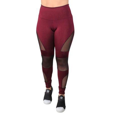 Kit 2 Calças Legging Fitness Suplex Grosso com Tule