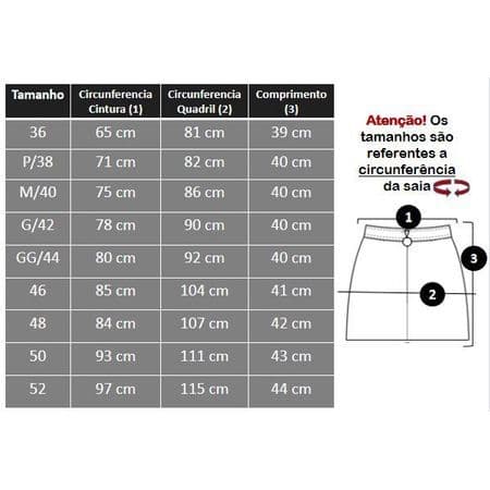 Saia Curta de Couro Ecológico