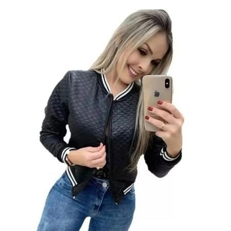 Jaquetinha Bomber Feminina