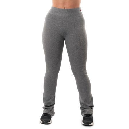 Calça Legging Flare Feminina Cintura Alta