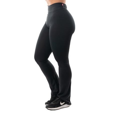 Calça Legging Flare Feminina Cintura Alta